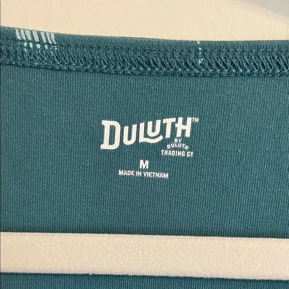 Duluth Trading Co Teal Patterned and Black Midi Dresses - Picture 2 of 6